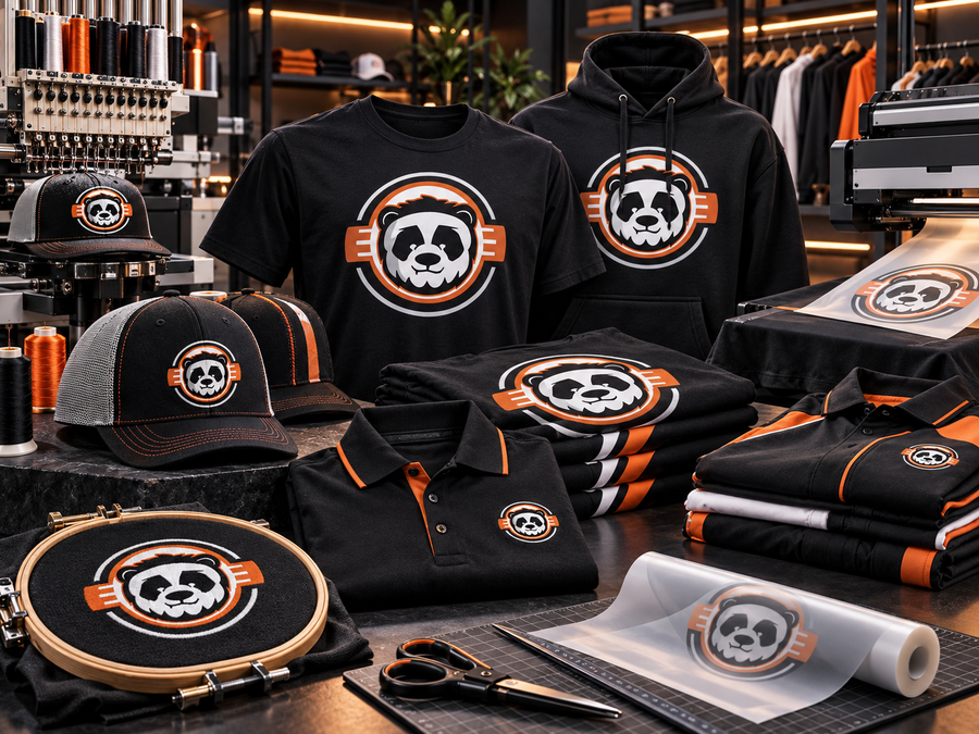 Custom apparel production methods