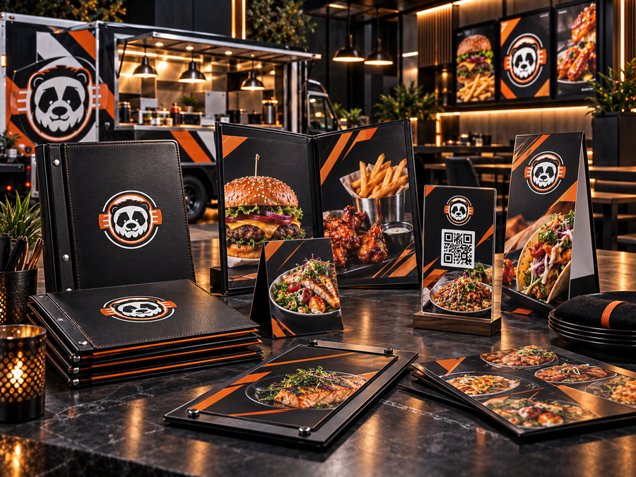 Custom menus and restaurant essentials