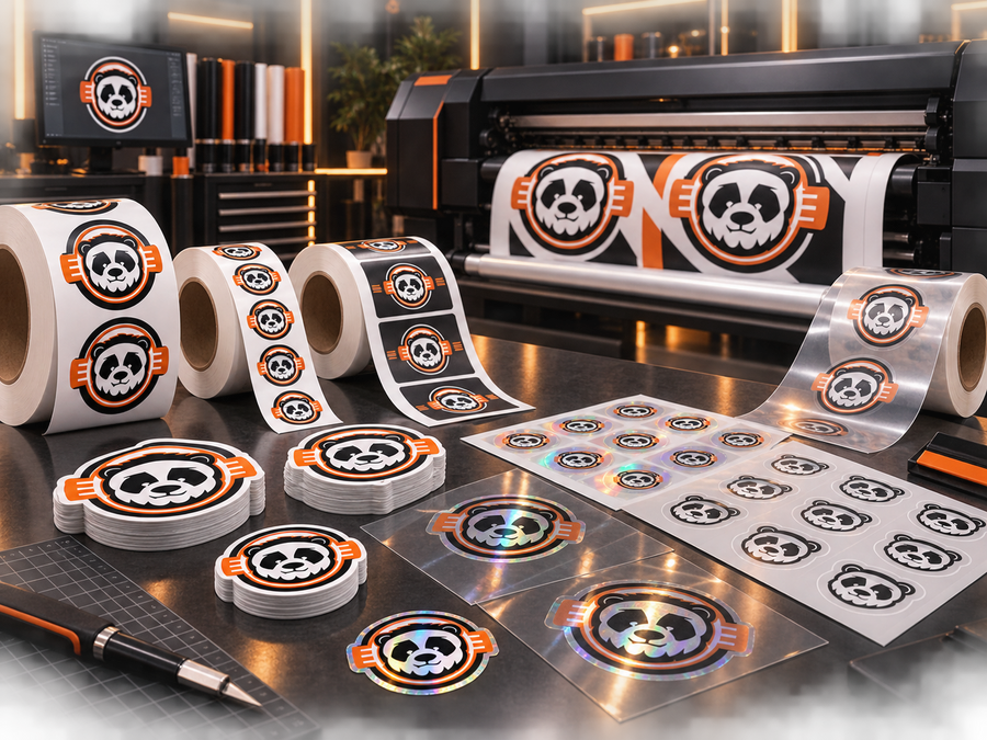 Custom stickers and labels